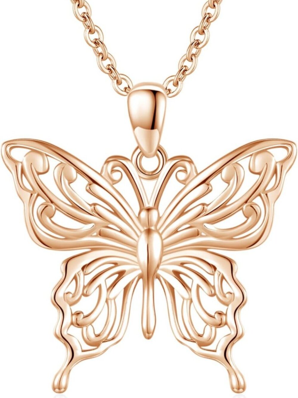 Elegant Butterfly Necklace for Women | 925 Sterling Silver Jewelry Gift